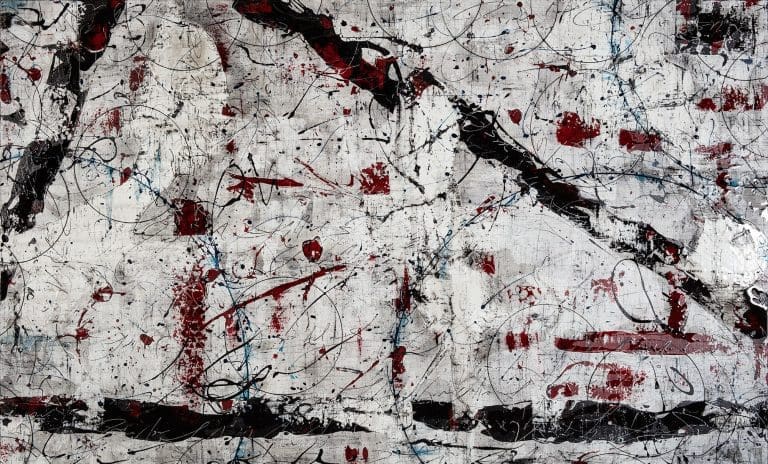 Crossings 48 x 78 Acrylic and Resin on Canvas