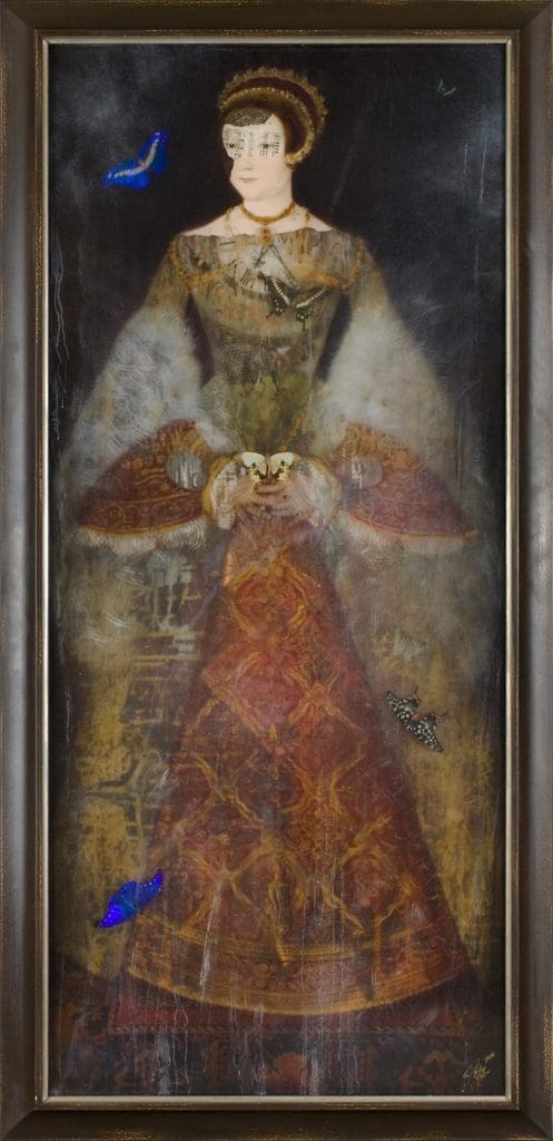 Mother Nature 70 x 31 inches Layered Mixed Media