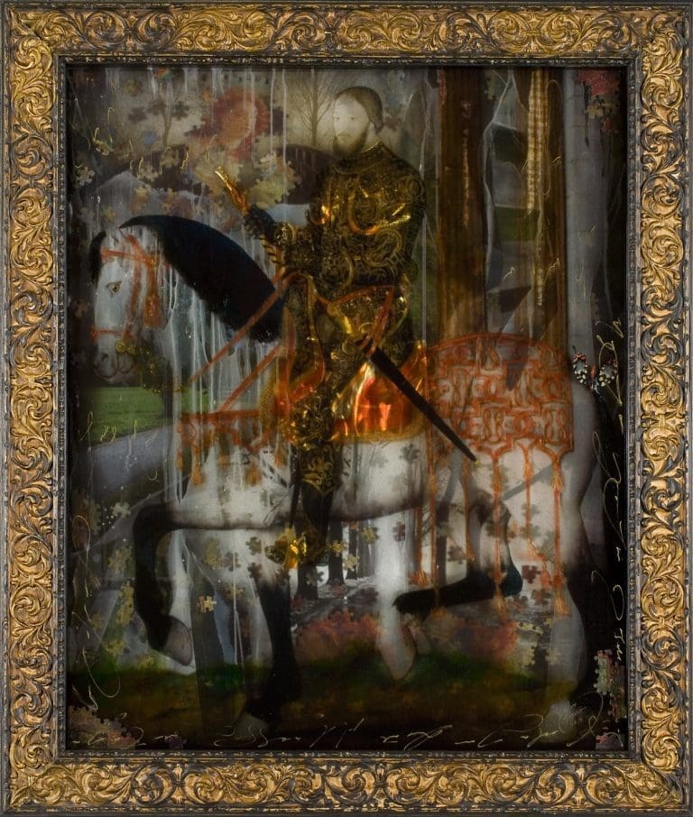 The Road Less Traveled 48 x 42 inches Layered Mixed Media