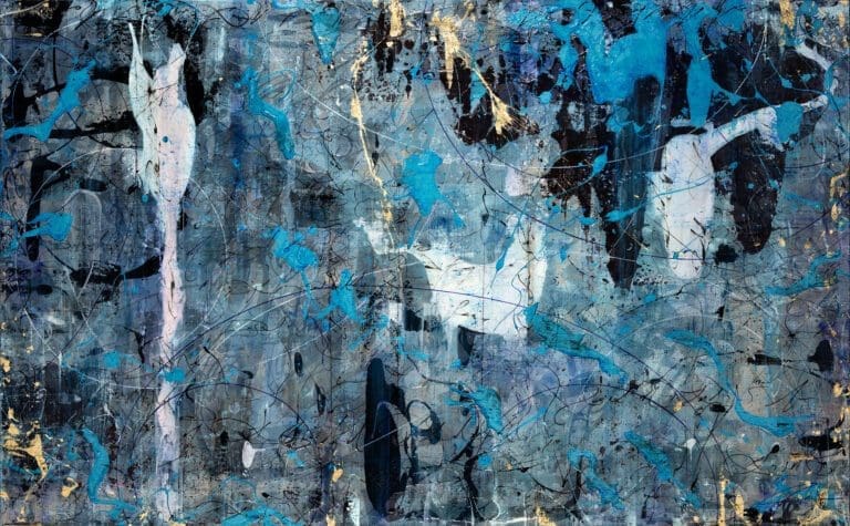 Genesis 48 x 72 Acrylic and resin on canvas