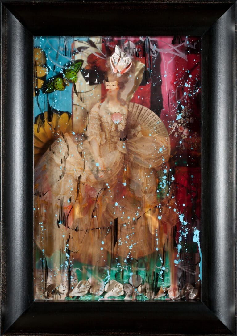 Into the Eternal Sea, Layered Mixed Media, 37 x 26