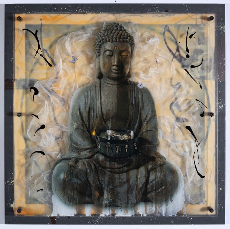 The Light Within 31 x 31 Layered Mixed Media