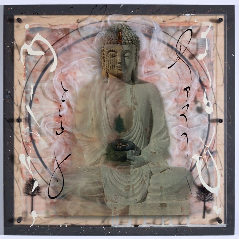 True Nature 31 x 31 Layered Mixed Media