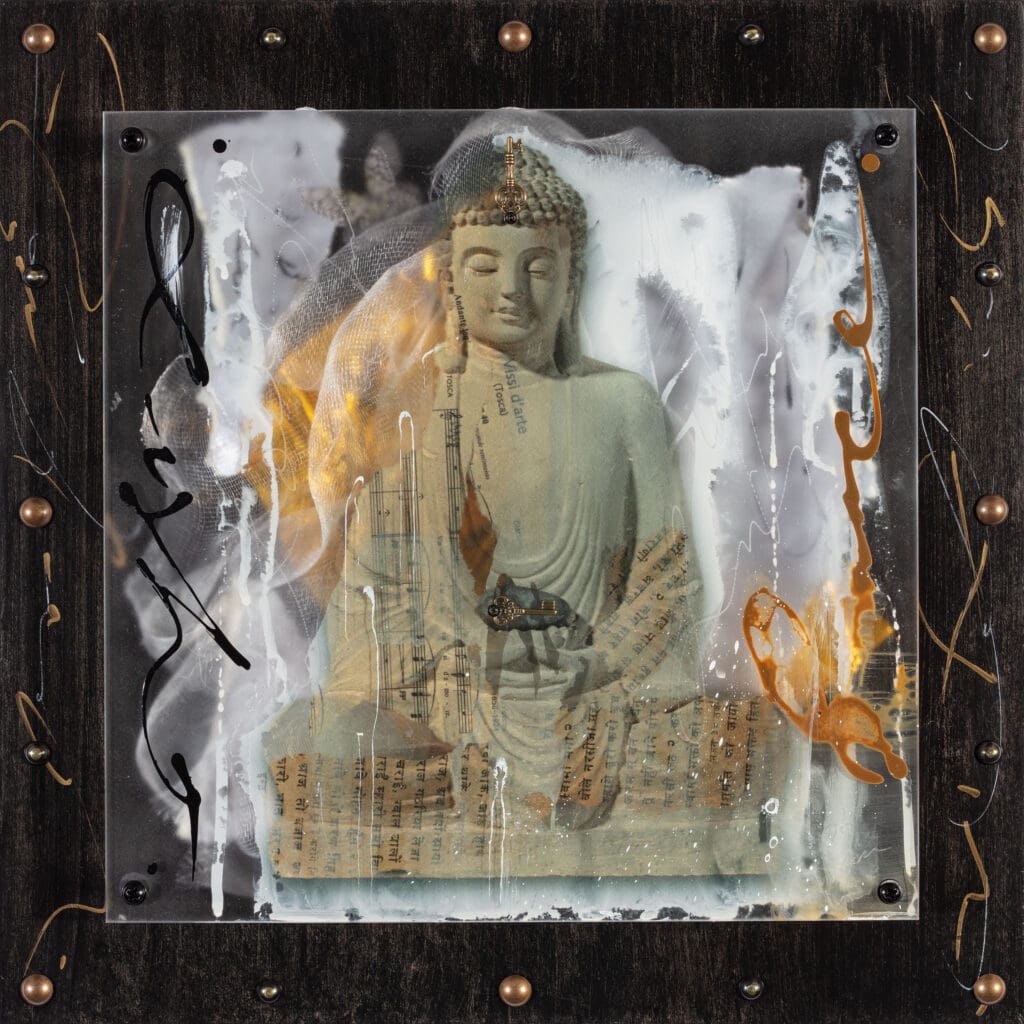 Free Your Heart13x13 Layered Mixed Media