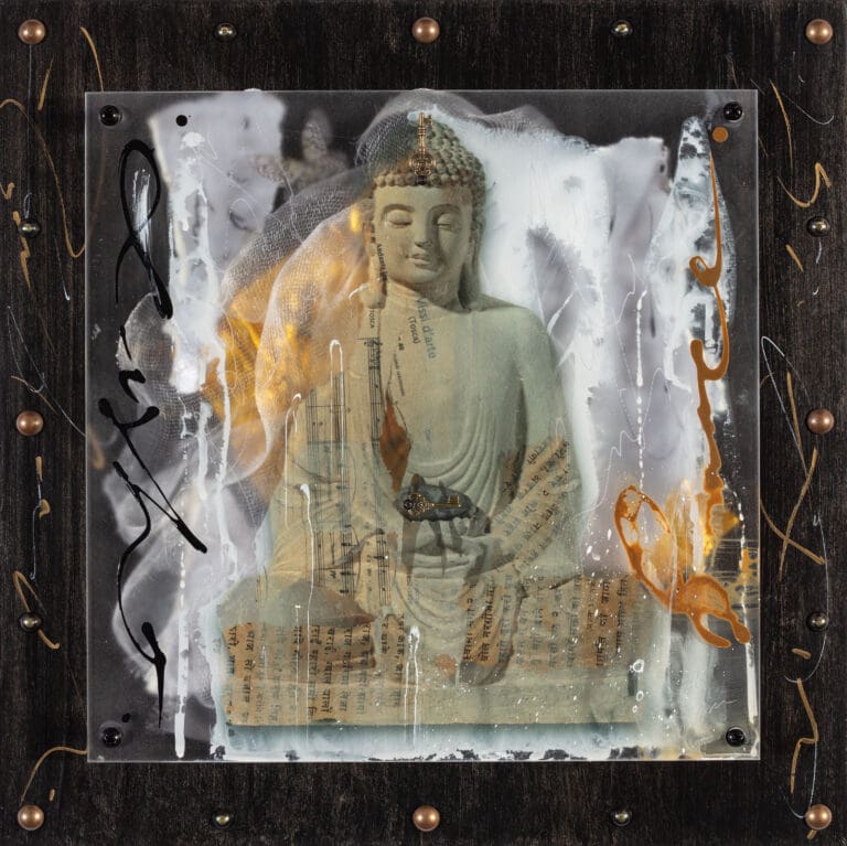 Free Your Heart13x13 Layered Mixed Media