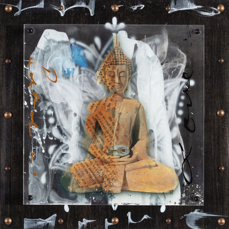 Honor Yourself 13x13 Layered Mixed Media